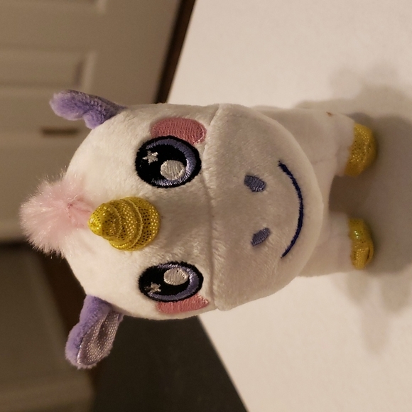 Squeezamals 3Deez Slow Rise Foam Stuffed Animal Unicorn-Nana Doll 4” Tall - Picture 1 of 5